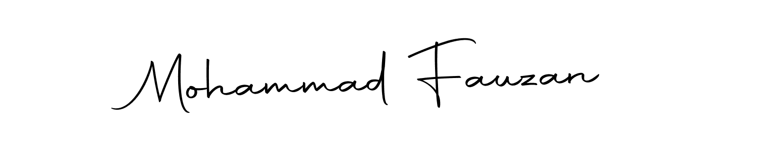 Use a signature maker to create a handwritten signature online. With this signature software, you can design (Autography-DOLnW) your own signature for name Mohammad Fauzan. Mohammad Fauzan signature style 10 images and pictures png
