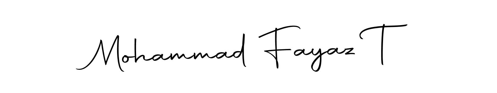 It looks lik you need a new signature style for name Mohammad Fayaz T. Design unique handwritten (Autography-DOLnW) signature with our free signature maker in just a few clicks. Mohammad Fayaz T signature style 10 images and pictures png