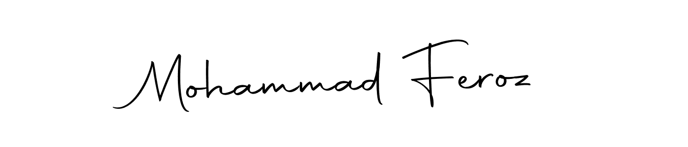 Create a beautiful signature design for name Mohammad Feroz. With this signature (Autography-DOLnW) fonts, you can make a handwritten signature for free. Mohammad Feroz signature style 10 images and pictures png