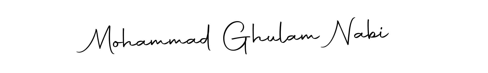Use a signature maker to create a handwritten signature online. With this signature software, you can design (Autography-DOLnW) your own signature for name Mohammad Ghulam Nabi. Mohammad Ghulam Nabi signature style 10 images and pictures png