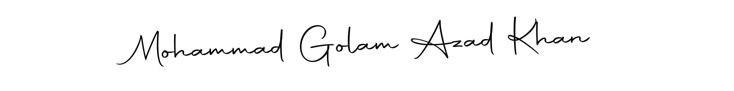 Design your own signature with our free online signature maker. With this signature software, you can create a handwritten (Autography-DOLnW) signature for name Mohammad Golam Azad Khan. Mohammad Golam Azad Khan signature style 10 images and pictures png