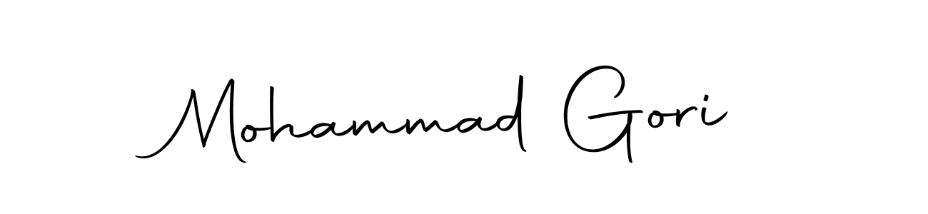 How to make Mohammad Gori name signature. Use Autography-DOLnW style for creating short signs online. This is the latest handwritten sign. Mohammad Gori signature style 10 images and pictures png