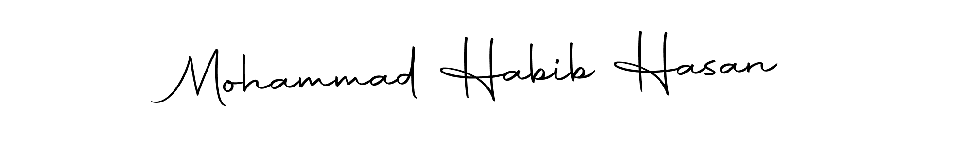 Similarly Autography-DOLnW is the best handwritten signature design. Signature creator online .You can use it as an online autograph creator for name Mohammad Habib Hasan. Mohammad Habib Hasan signature style 10 images and pictures png