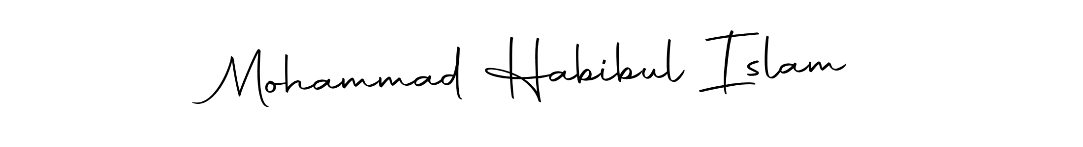 It looks lik you need a new signature style for name Mohammad Habibul Islam. Design unique handwritten (Autography-DOLnW) signature with our free signature maker in just a few clicks. Mohammad Habibul Islam signature style 10 images and pictures png