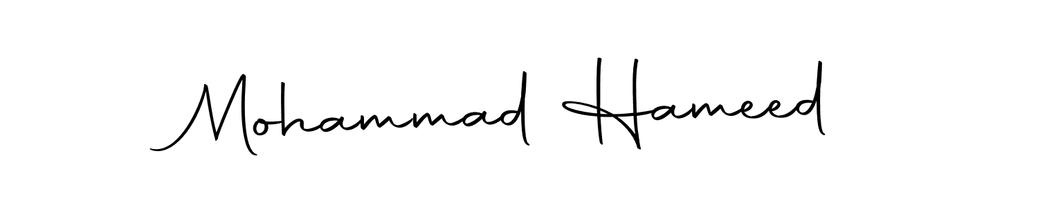 Make a beautiful signature design for name Mohammad Hameed. With this signature (Autography-DOLnW) style, you can create a handwritten signature for free. Mohammad Hameed signature style 10 images and pictures png