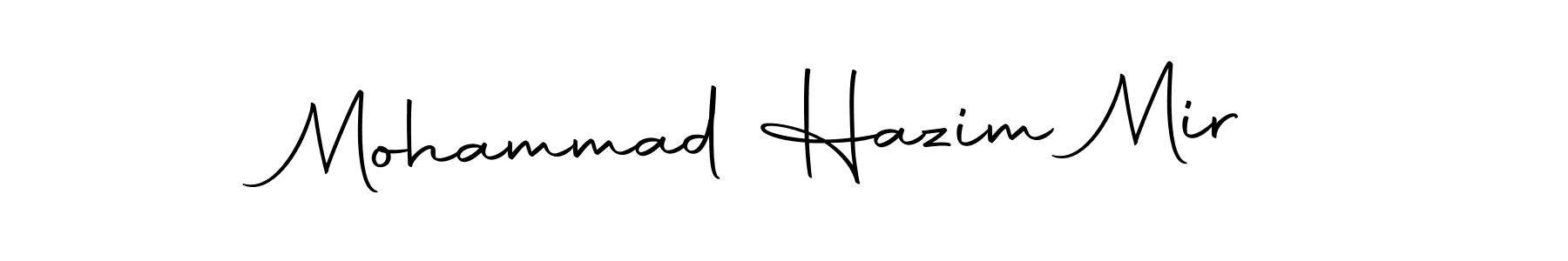 Mohammad Hazim Mir stylish signature style. Best Handwritten Sign (Autography-DOLnW) for my name. Handwritten Signature Collection Ideas for my name Mohammad Hazim Mir. Mohammad Hazim Mir signature style 10 images and pictures png