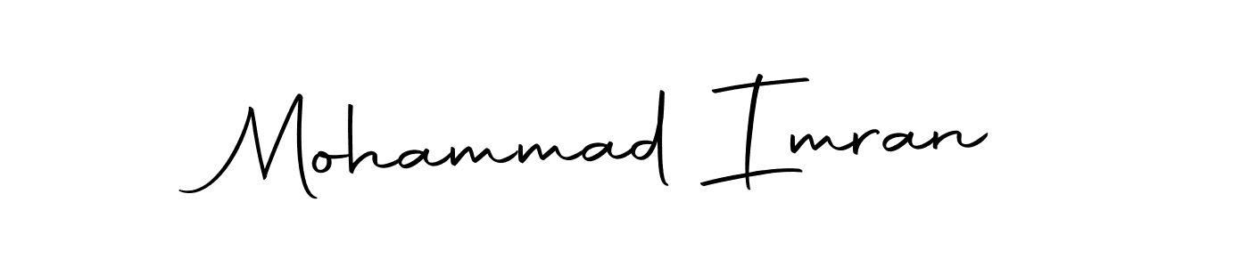 Create a beautiful signature design for name Mohammad Imran. With this signature (Autography-DOLnW) fonts, you can make a handwritten signature for free. Mohammad Imran signature style 10 images and pictures png