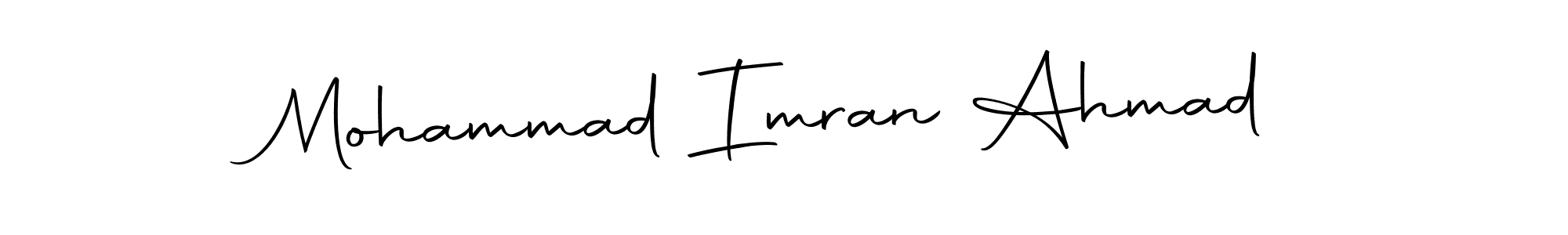 You should practise on your own different ways (Autography-DOLnW) to write your name (Mohammad Imran Ahmad) in signature. don't let someone else do it for you. Mohammad Imran Ahmad signature style 10 images and pictures png