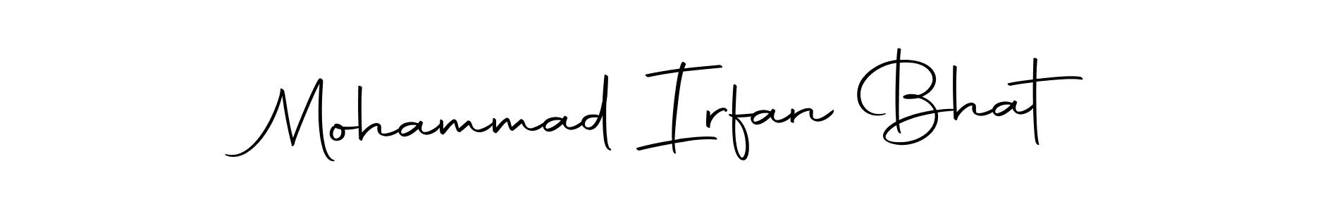 Design your own signature with our free online signature maker. With this signature software, you can create a handwritten (Autography-DOLnW) signature for name Mohammad Irfan Bhat. Mohammad Irfan Bhat signature style 10 images and pictures png