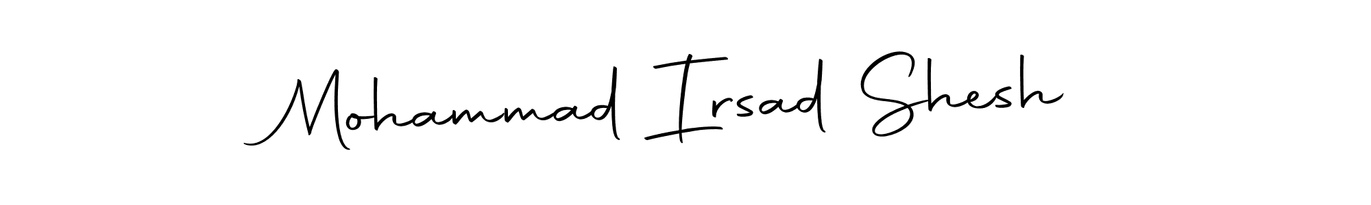 It looks lik you need a new signature style for name Mohammad Irsad Shesh. Design unique handwritten (Autography-DOLnW) signature with our free signature maker in just a few clicks. Mohammad Irsad Shesh signature style 10 images and pictures png