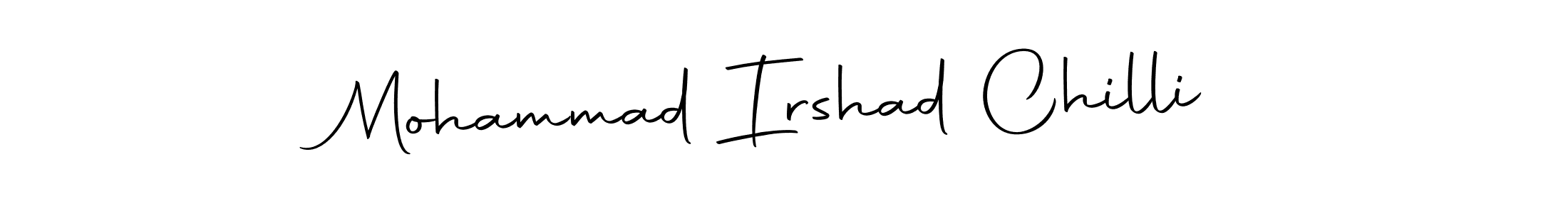 Similarly Autography-DOLnW is the best handwritten signature design. Signature creator online .You can use it as an online autograph creator for name Mohammad Irshad Chilli. Mohammad Irshad Chilli signature style 10 images and pictures png