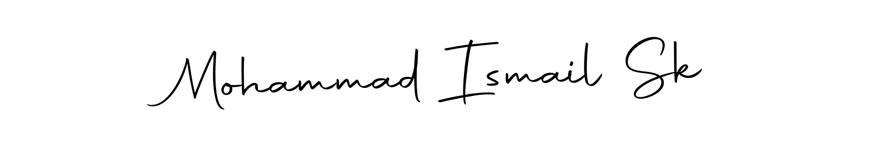 Create a beautiful signature design for name Mohammad Ismail Sk. With this signature (Autography-DOLnW) fonts, you can make a handwritten signature for free. Mohammad Ismail Sk signature style 10 images and pictures png