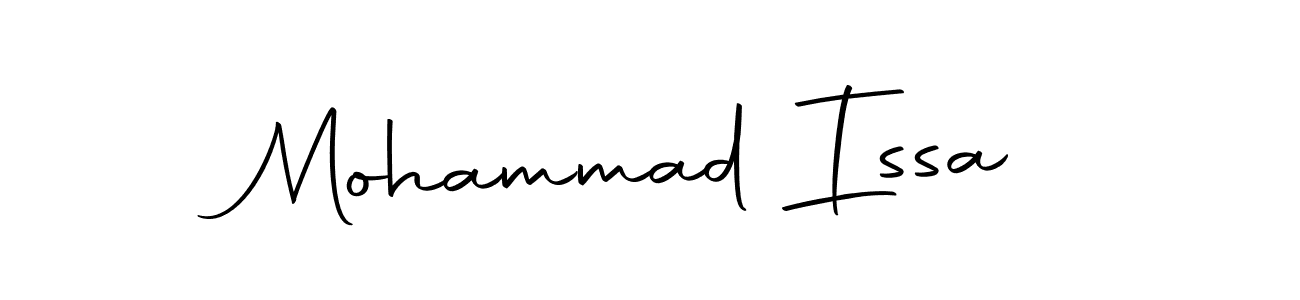 Make a short Mohammad Issa signature style. Manage your documents anywhere anytime using Autography-DOLnW. Create and add eSignatures, submit forms, share and send files easily. Mohammad Issa signature style 10 images and pictures png