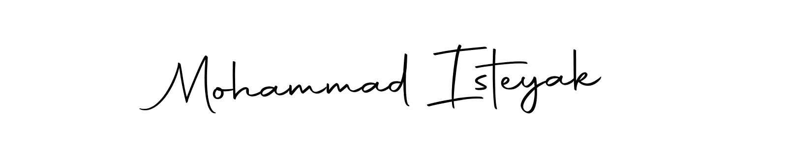 The best way (Autography-DOLnW) to make a short signature is to pick only two or three words in your name. The name Mohammad Isteyak include a total of six letters. For converting this name. Mohammad Isteyak signature style 10 images and pictures png