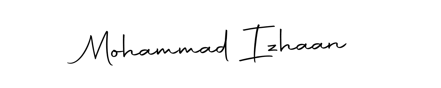 You should practise on your own different ways (Autography-DOLnW) to write your name (Mohammad Izhaan) in signature. don't let someone else do it for you. Mohammad Izhaan signature style 10 images and pictures png