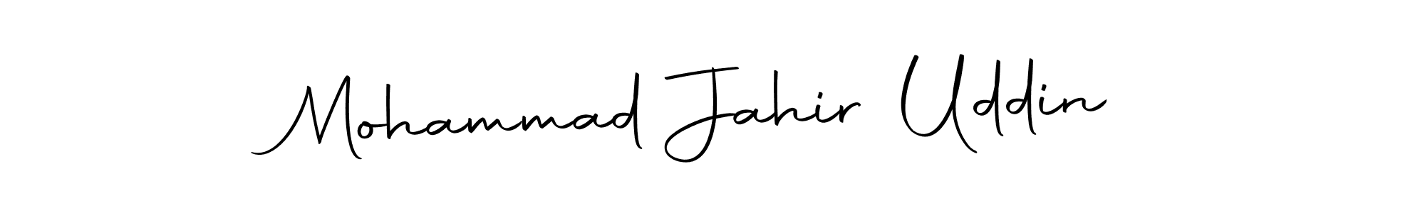 You should practise on your own different ways (Autography-DOLnW) to write your name (Mohammad Jahir Uddin) in signature. don't let someone else do it for you. Mohammad Jahir Uddin signature style 10 images and pictures png