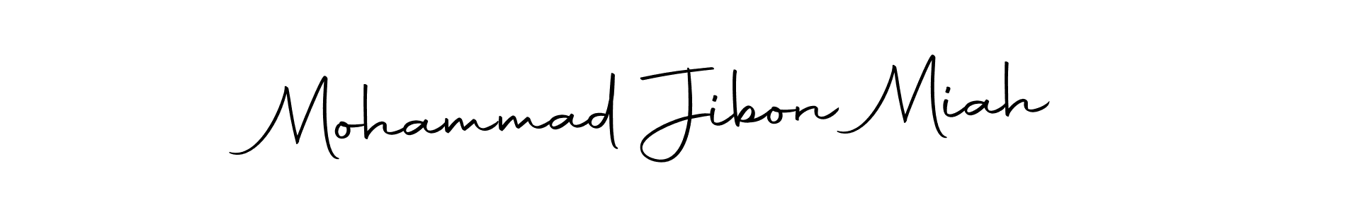 Design your own signature with our free online signature maker. With this signature software, you can create a handwritten (Autography-DOLnW) signature for name Mohammad Jibon Miah. Mohammad Jibon Miah signature style 10 images and pictures png