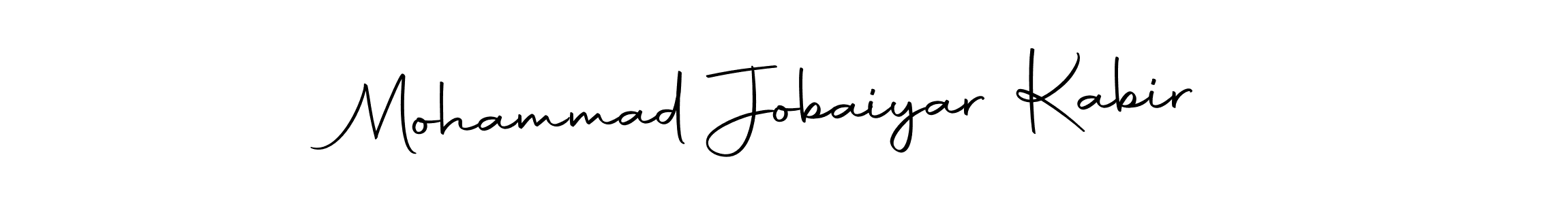 You can use this online signature creator to create a handwritten signature for the name Mohammad Jobaiyar Kabir. This is the best online autograph maker. Mohammad Jobaiyar Kabir signature style 10 images and pictures png
