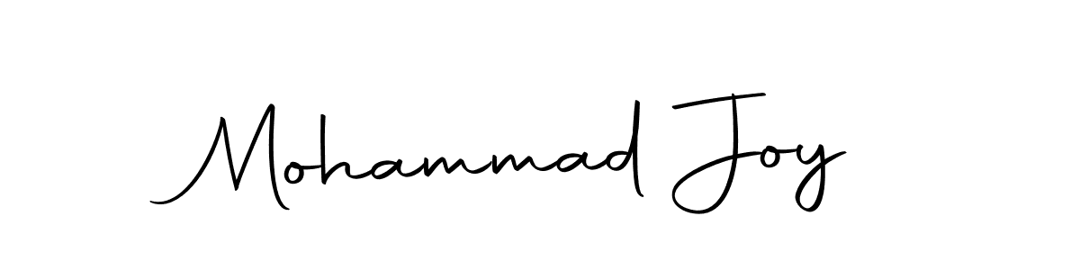 How to make Mohammad Joy name signature. Use Autography-DOLnW style for creating short signs online. This is the latest handwritten sign. Mohammad Joy signature style 10 images and pictures png