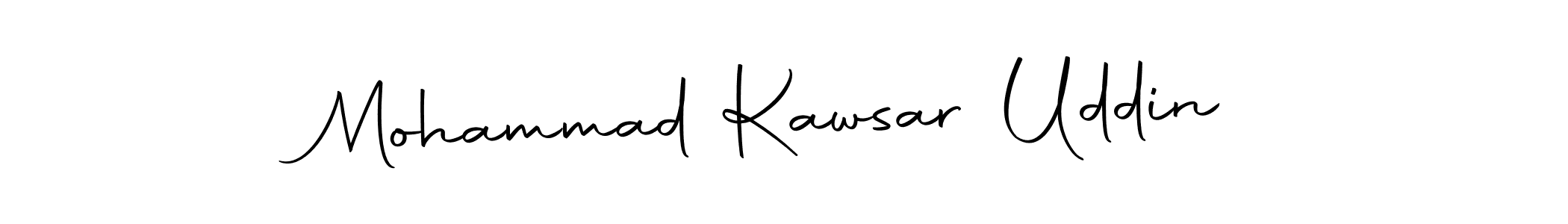 Make a beautiful signature design for name Mohammad Kawsar Uddin. With this signature (Autography-DOLnW) style, you can create a handwritten signature for free. Mohammad Kawsar Uddin signature style 10 images and pictures png