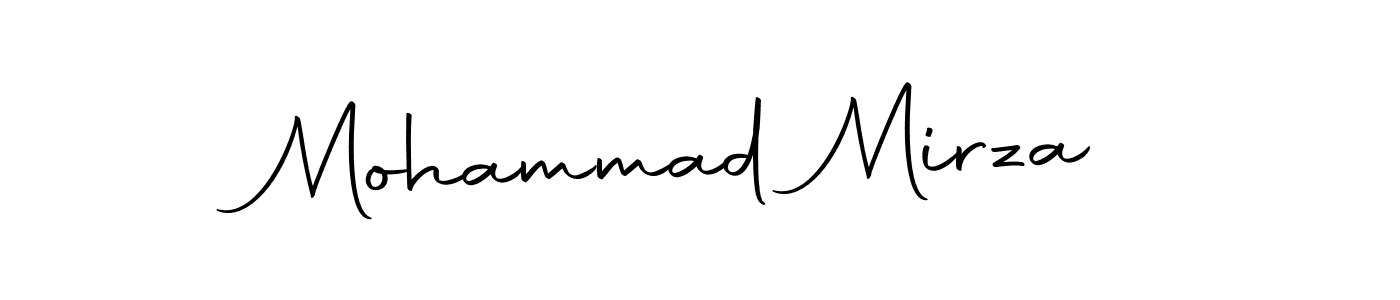 Create a beautiful signature design for name Mohammad Mirza. With this signature (Autography-DOLnW) fonts, you can make a handwritten signature for free. Mohammad Mirza signature style 10 images and pictures png