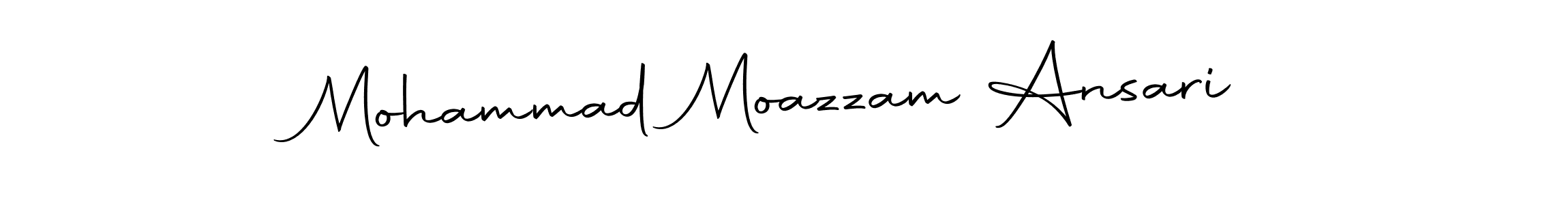 if you are searching for the best signature style for your name Mohammad Moazzam Ansari. so please give up your signature search. here we have designed multiple signature styles  using Autography-DOLnW. Mohammad Moazzam Ansari signature style 10 images and pictures png