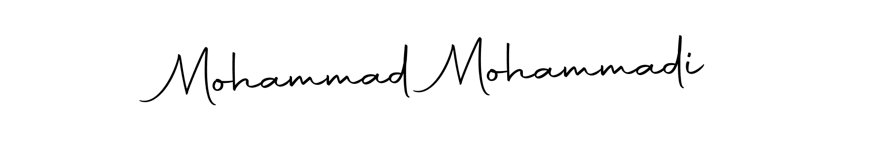 Make a beautiful signature design for name Mohammad Mohammadi. With this signature (Autography-DOLnW) style, you can create a handwritten signature for free. Mohammad Mohammadi signature style 10 images and pictures png