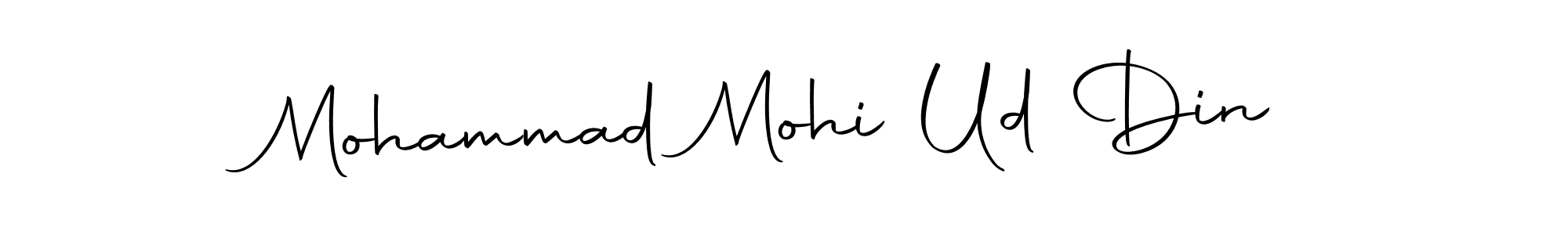 The best way (Autography-DOLnW) to make a short signature is to pick only two or three words in your name. The name Mohammad Mohi Ud Din include a total of six letters. For converting this name. Mohammad Mohi Ud Din signature style 10 images and pictures png