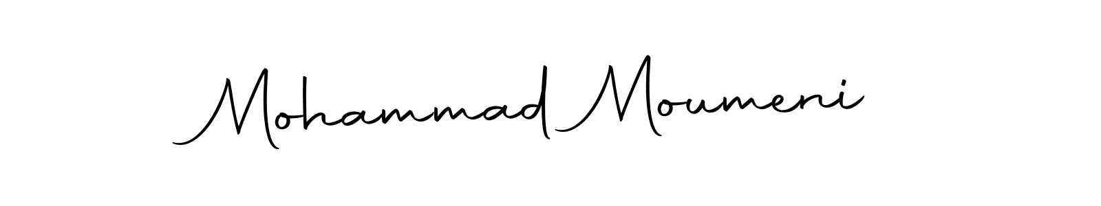 Use a signature maker to create a handwritten signature online. With this signature software, you can design (Autography-DOLnW) your own signature for name Mohammad Moumeni. Mohammad Moumeni signature style 10 images and pictures png