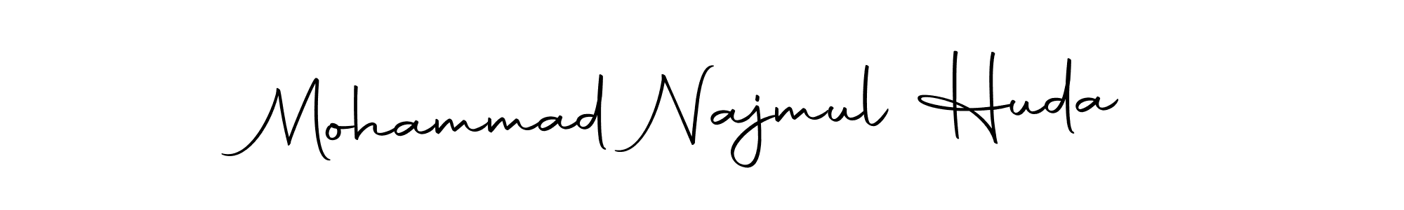 You should practise on your own different ways (Autography-DOLnW) to write your name (Mohammad Najmul Huda) in signature. don't let someone else do it for you. Mohammad Najmul Huda signature style 10 images and pictures png