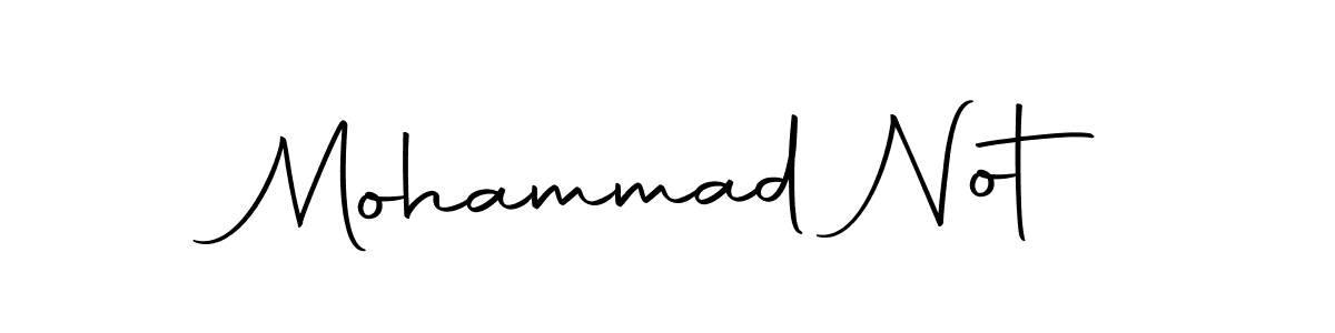 Make a beautiful signature design for name Mohammad Not. Use this online signature maker to create a handwritten signature for free. Mohammad Not signature style 10 images and pictures png