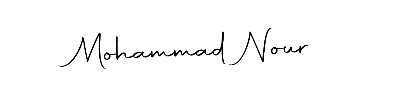 You can use this online signature creator to create a handwritten signature for the name Mohammad Nour. This is the best online autograph maker. Mohammad Nour signature style 10 images and pictures png