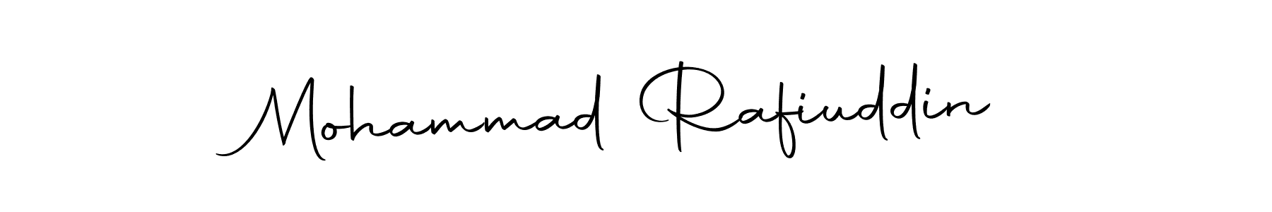 How to make Mohammad Rafiuddin signature? Autography-DOLnW is a professional autograph style. Create handwritten signature for Mohammad Rafiuddin name. Mohammad Rafiuddin signature style 10 images and pictures png