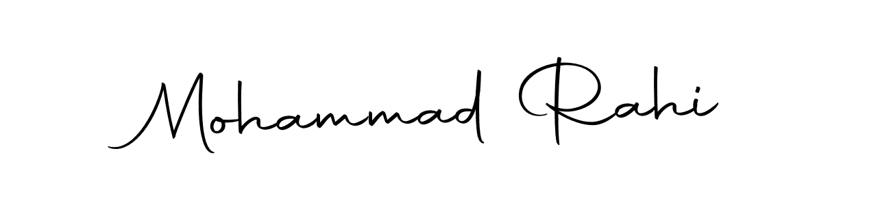 The best way (Autography-DOLnW) to make a short signature is to pick only two or three words in your name. The name Mohammad Rahi include a total of six letters. For converting this name. Mohammad Rahi signature style 10 images and pictures png