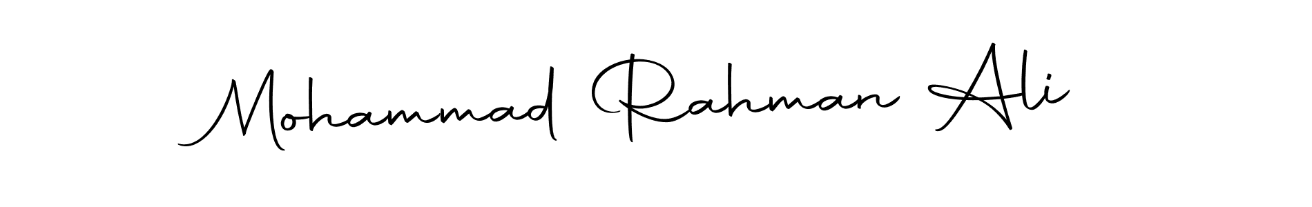 Design your own signature with our free online signature maker. With this signature software, you can create a handwritten (Autography-DOLnW) signature for name Mohammad Rahman Ali. Mohammad Rahman Ali signature style 10 images and pictures png
