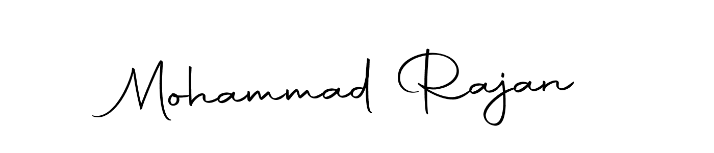 Design your own signature with our free online signature maker. With this signature software, you can create a handwritten (Autography-DOLnW) signature for name Mohammad Rajan. Mohammad Rajan signature style 10 images and pictures png