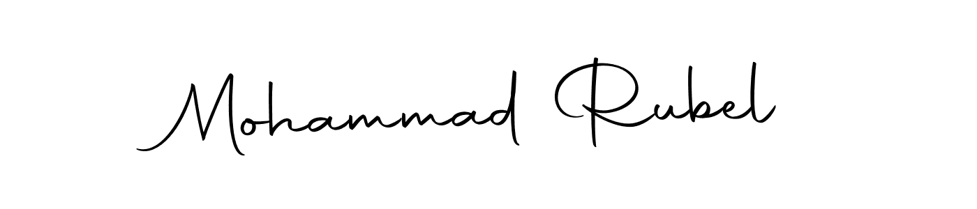 if you are searching for the best signature style for your name Mohammad Rubel. so please give up your signature search. here we have designed multiple signature styles  using Autography-DOLnW. Mohammad Rubel signature style 10 images and pictures png