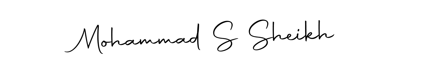 Mohammad S Sheikh stylish signature style. Best Handwritten Sign (Autography-DOLnW) for my name. Handwritten Signature Collection Ideas for my name Mohammad S Sheikh. Mohammad S Sheikh signature style 10 images and pictures png
