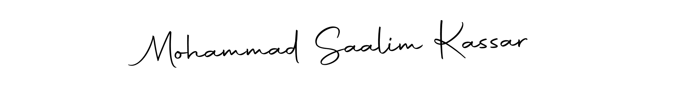 Make a beautiful signature design for name Mohammad Saalim Kassar. Use this online signature maker to create a handwritten signature for free. Mohammad Saalim Kassar signature style 10 images and pictures png