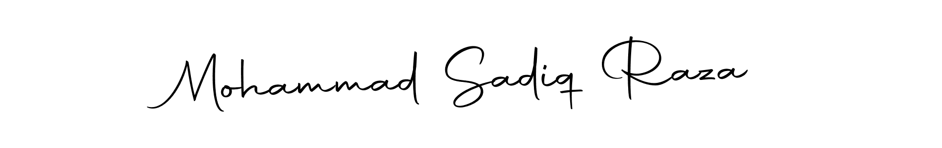 Make a beautiful signature design for name Mohammad Sadiq Raza. Use this online signature maker to create a handwritten signature for free. Mohammad Sadiq Raza signature style 10 images and pictures png