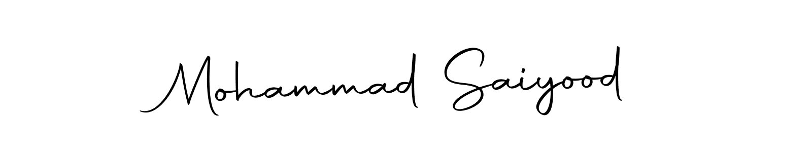 if you are searching for the best signature style for your name Mohammad Saiyood. so please give up your signature search. here we have designed multiple signature styles  using Autography-DOLnW. Mohammad Saiyood signature style 10 images and pictures png
