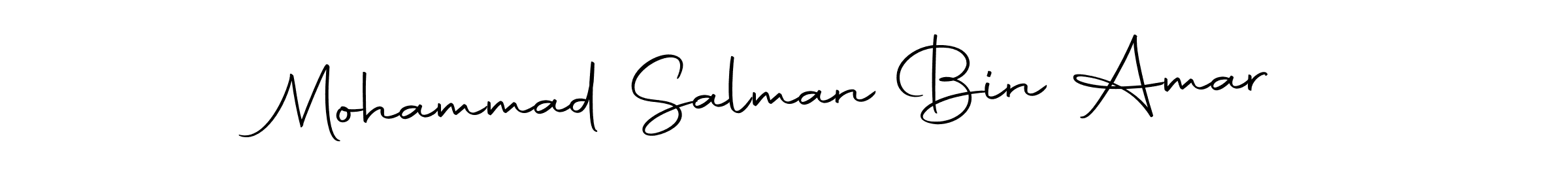 Make a beautiful signature design for name Mohammad Salman Bin Amar. With this signature (Autography-DOLnW) style, you can create a handwritten signature for free. Mohammad Salman Bin Amar signature style 10 images and pictures png