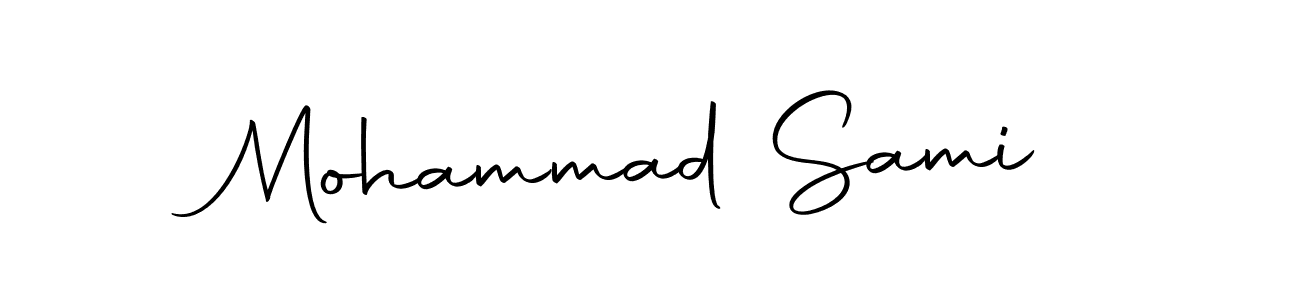 Design your own signature with our free online signature maker. With this signature software, you can create a handwritten (Autography-DOLnW) signature for name Mohammad Sami. Mohammad Sami signature style 10 images and pictures png