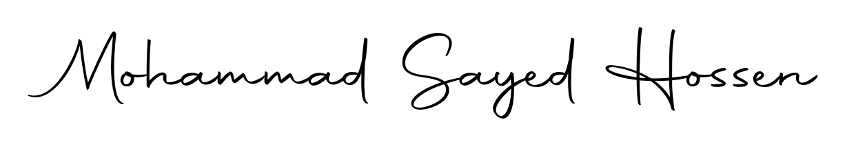 An effortless, minimalist signature concept for Mohammad Sayed Hossen using Autography-DOLnW design. Clean lines that look great on any document. Mohammad Sayed Hossen signature style 10 images and pictures png