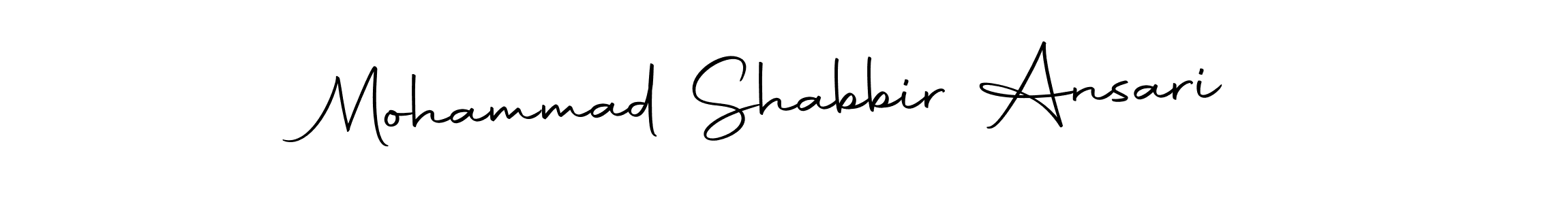 Make a beautiful signature design for name Mohammad Shabbir Ansari. Use this online signature maker to create a handwritten signature for free. Mohammad Shabbir Ansari signature style 10 images and pictures png