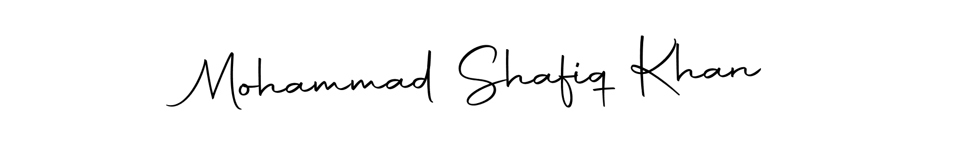 Mohammad Shafiq Khan stylish signature style. Best Handwritten Sign (Autography-DOLnW) for my name. Handwritten Signature Collection Ideas for my name Mohammad Shafiq Khan. Mohammad Shafiq Khan signature style 10 images and pictures png