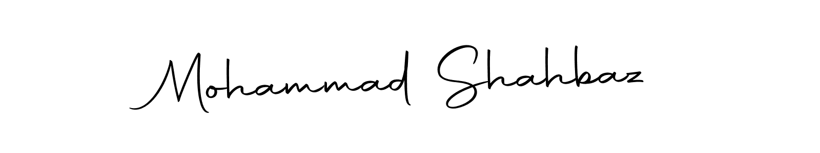 Design your own signature with our free online signature maker. With this signature software, you can create a handwritten (Autography-DOLnW) signature for name Mohammad Shahbaz. Mohammad Shahbaz signature style 10 images and pictures png