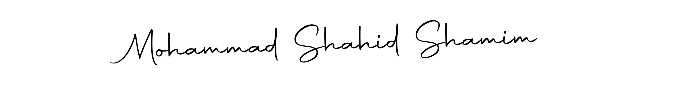 You can use this online signature creator to create a handwritten signature for the name Mohammad Shahid Shamim. This is the best online autograph maker. Mohammad Shahid Shamim signature style 10 images and pictures png
