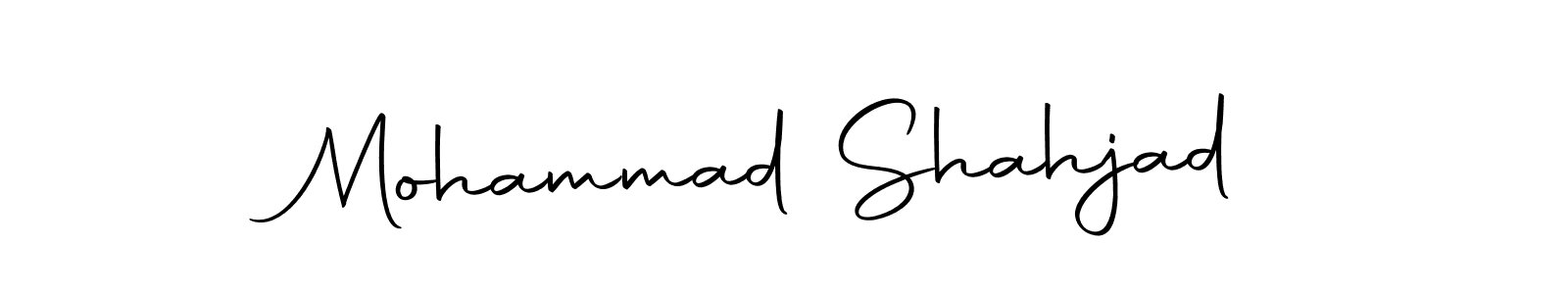 How to make Mohammad Shahjad name signature. Use Autography-DOLnW style for creating short signs online. This is the latest handwritten sign. Mohammad Shahjad signature style 10 images and pictures png