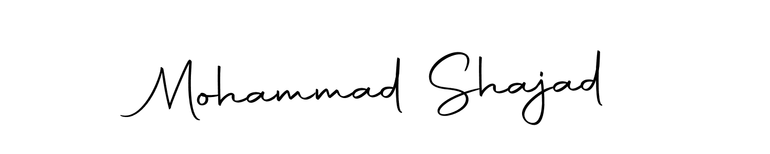Create a beautiful signature design for name Mohammad Shajad. With this signature (Autography-DOLnW) fonts, you can make a handwritten signature for free. Mohammad Shajad signature style 10 images and pictures png